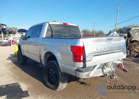 2019 Ford F-150 Platinum z USA, uszkodzony, nr VIN 1FTEW1E45KFC20174